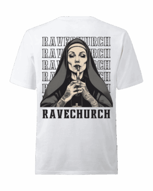 Smoking Nun Oversized T-Shirt White