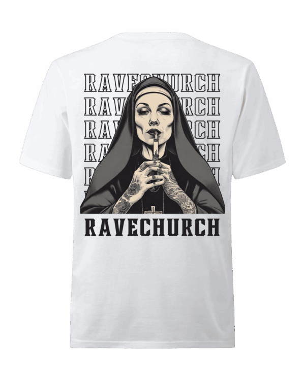 Smoking Nun Oversized T-Shirt White
